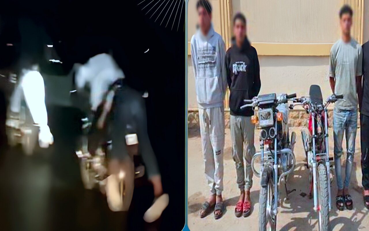 القبض على المتهمين بالإستعراض بسياراتهم بالمنوفية