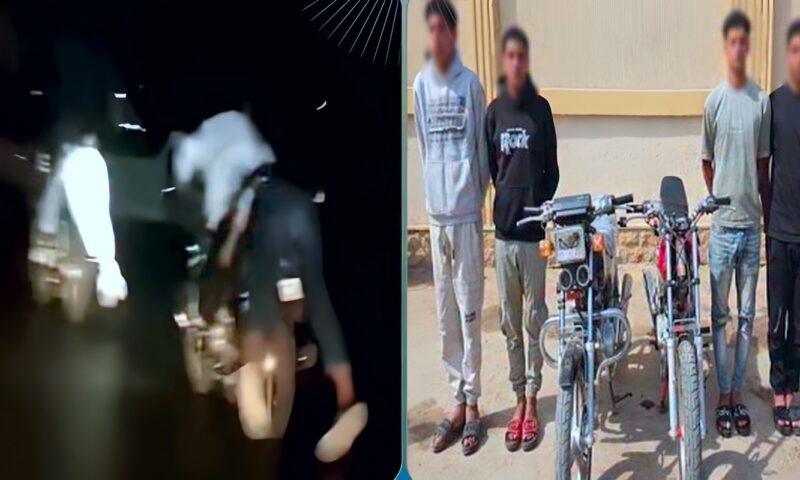 القبض على المتهمين بالإستعراض بسياراتهم بالمنوفية