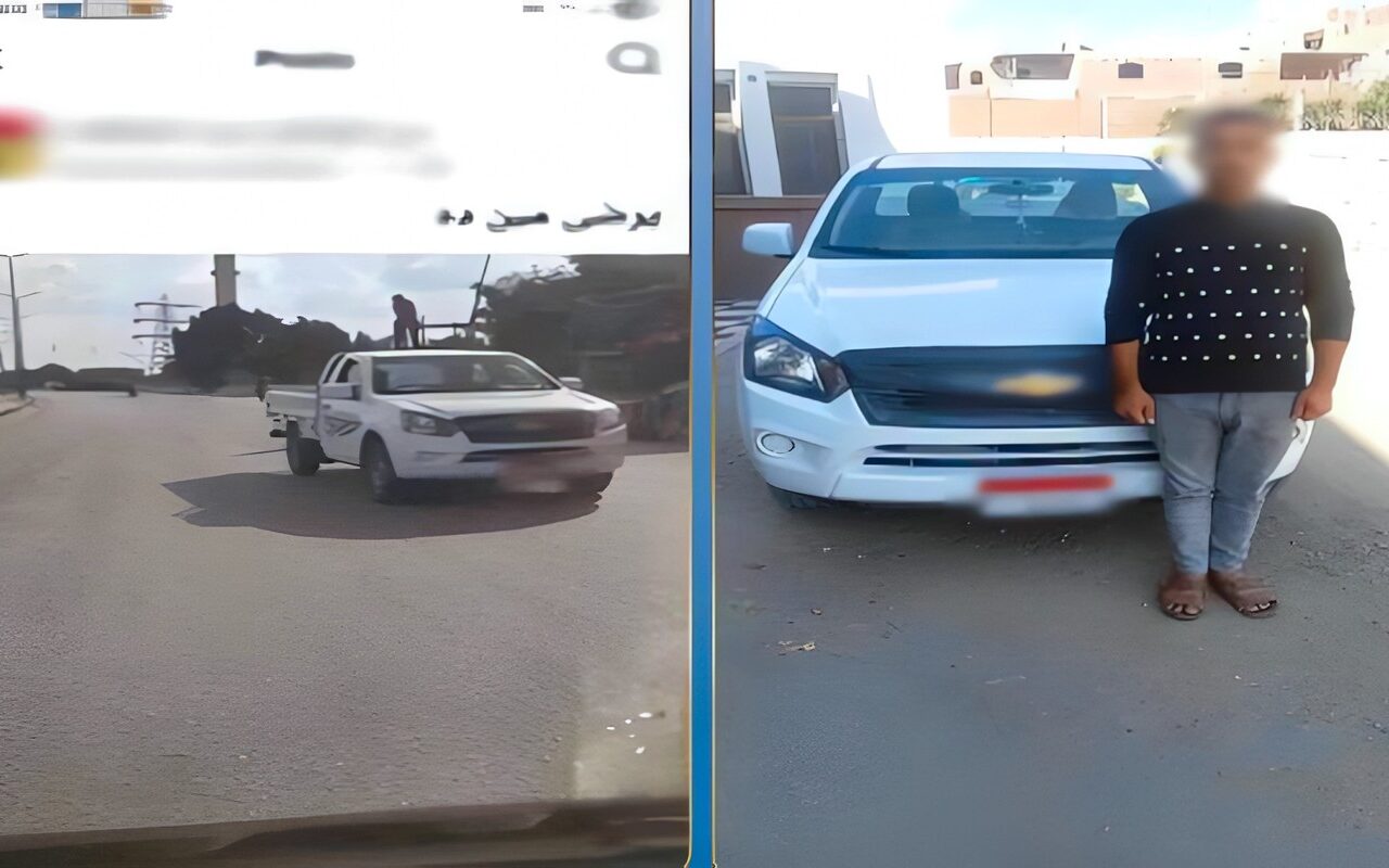مشي عكس.. القبض على قائد سيارة نقل بالقليوبية