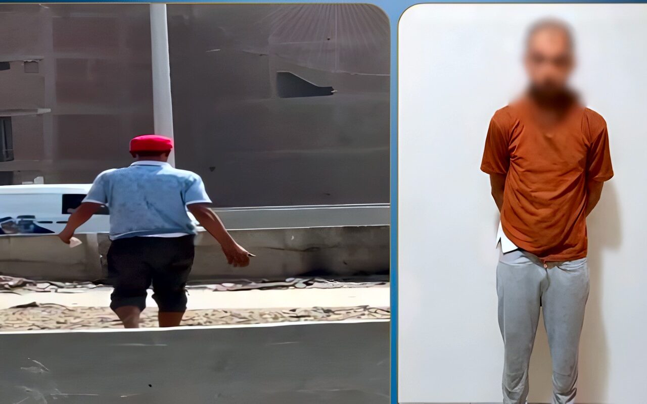 سقوط لص سرقة أسلاك الكهرباء من أعمدة الأنارة بالقليوبية