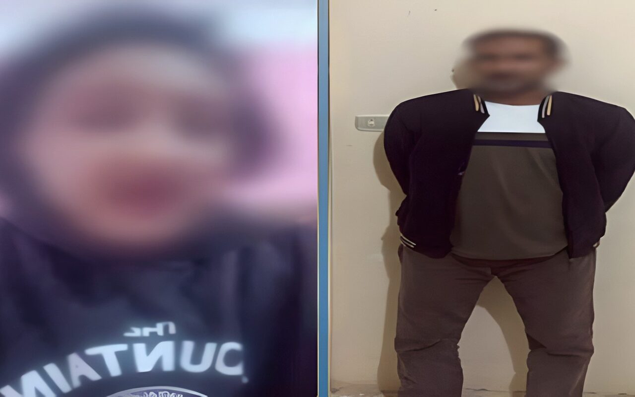 بيوصل رسائل لطليقته.. القبض على المتهم بالتعدي على نجلته بالضرب