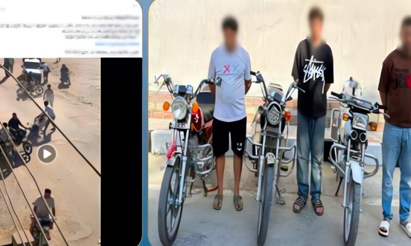 القبض على 3 أشخاص استعرضوا بدرجاتهم النارية بكفر الشيخ