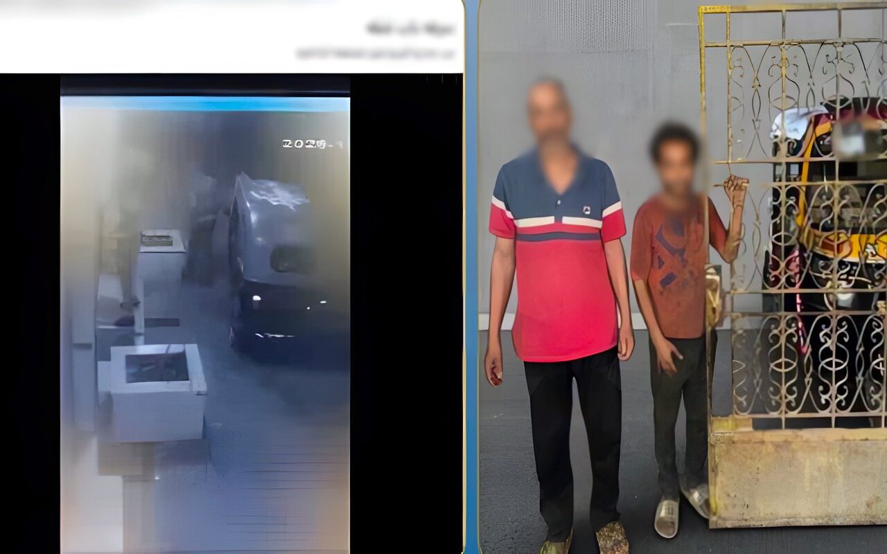 القبض على المتهمين بسرقة بوابة حديدية بالسلام