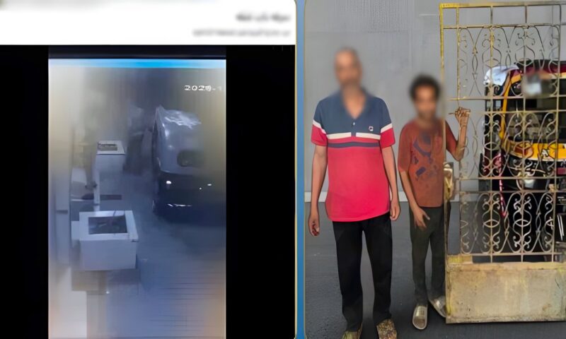 القبض على المتهمين بسرقة بوابة حديدية بالسلام
