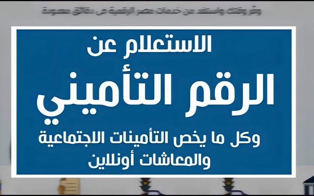وأنت في بيتك.. رابط الاستعلام عن الرقم التأميني بالرقم القومي 2026