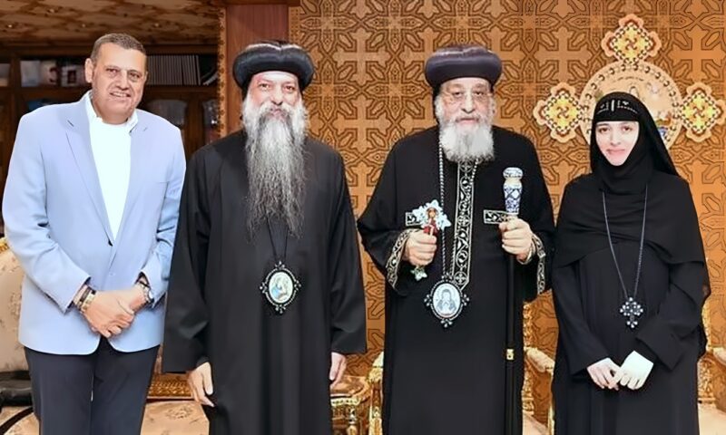 البابا تواضروس يتلقى طلبا لتأسيس دير جديد للراهبات في إيبارشية نيويورك