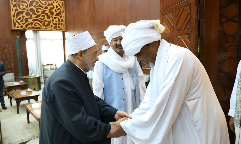 شيخ الأزهر يستقبل وفدا من الطرق الصوفية لتعزيز الدعم الأزهري للسودان