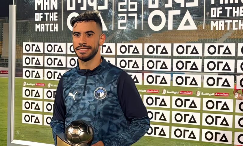 ناصر ماهر أفضل لاعب بمباراة بيراميدز وطلائع الجيش