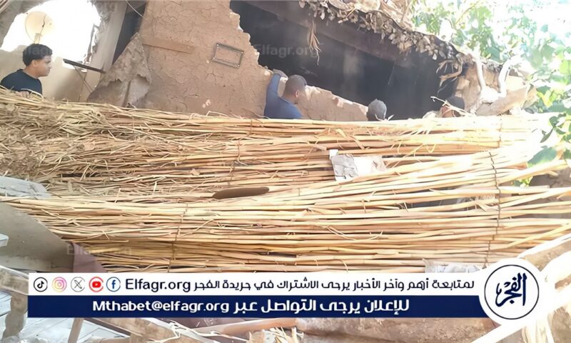 إزالة مقهي غير مرخصة على املاك الري بسوهاج