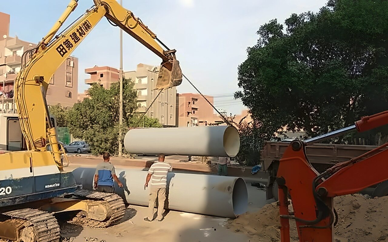 انتهاء عمليات إحلال وتجديد خط رئيسي للمياه بالفيوم قبل 4 ساعات من الموعد المعلن
