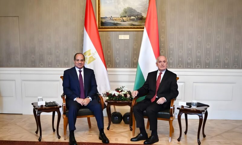 السيسي: نحرص على مواصلة تطوير العلاقات المصرية المجرية والارتقاء بها