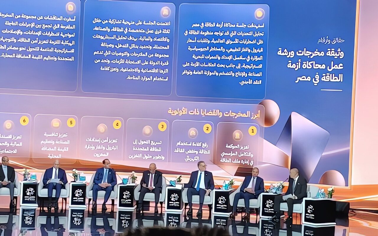 خبير طاقة يستعرض مخرجات ورشة محاكاة أزمة الطاقة في منتدى مصر 2026