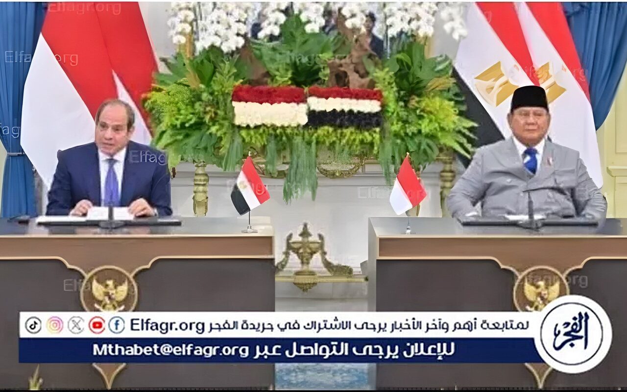 عاجل- الرئيس الإندونيسي عن نهر النيل: نأسف لأي محاولات للانتقاص من الحقوق المائية للدول وندعم جهود مصر