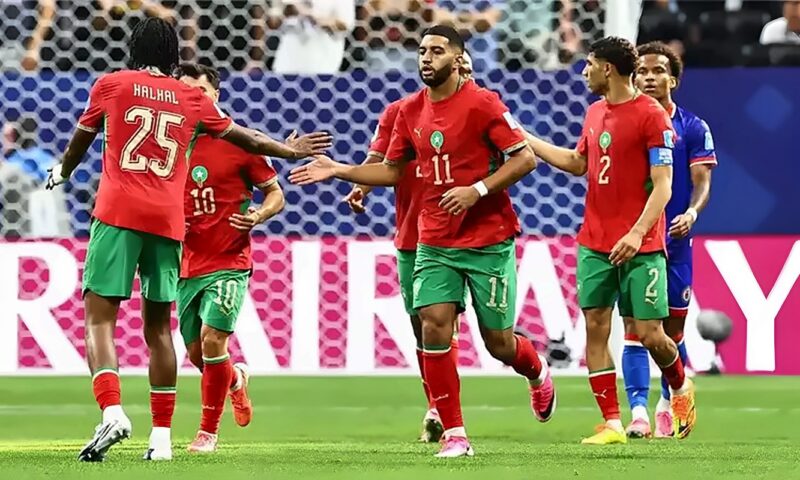 منتخب المغرب يتقدم على مالي 0/1 في الشوط الأول