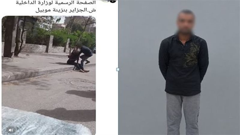 بسبب إصرارها على مرافقته لجمع الخردة، عامل يعتدي على زوجته بأحد شوارع البساتين