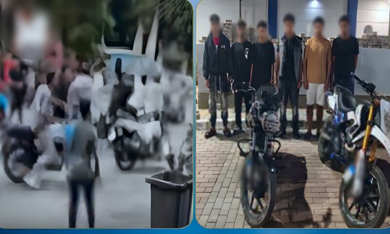 ضبط 6 أشخاص لاستعراضهم بالدراجات النارية أمام مدرسة في الجيزة