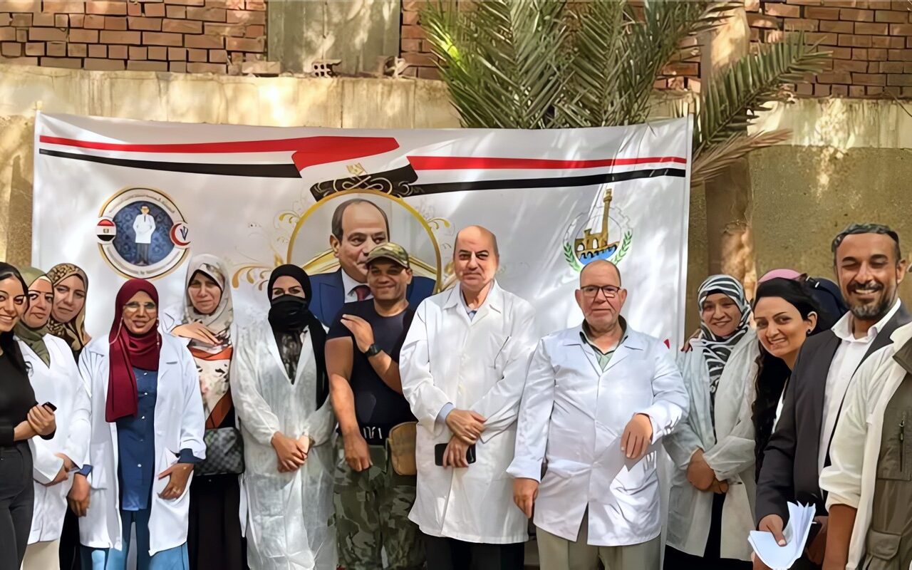 بيطري القليوبية ينظم قافلة مجانية بقرية كفر الصهبي في شبين القناطر