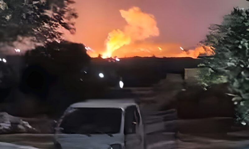 سوريا .. انفجار ضخم يهز منطقة مستودعات عياش في ريف دير الزور الغربي