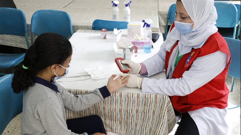 فحص 3 ملايين طالب ضمن مبادرة الرئيس للكشف المبكر عن الأنيميا والسمنة والتقزم