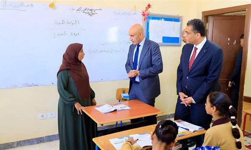 وزير التعليم ومحافظ البحر الأحمر يتفقدان مدارس شلاتين وحلايب لمتابعة انتظام الدراسة