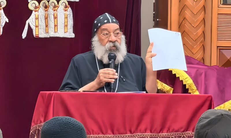 الأنبا رافائيل يلتقي خدام دميانة بالعدوية ويشاركهم اختيار أمناء قطاعات الخدمة