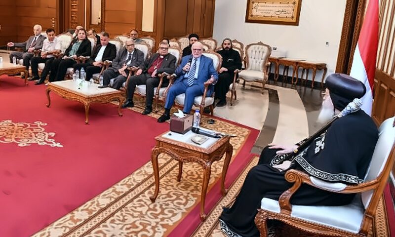 قداسة البابا يستقبل أعضاء “مؤتمر مواجهة خطاب الكراهية” لمجلس كنائس الشرق الأوسط