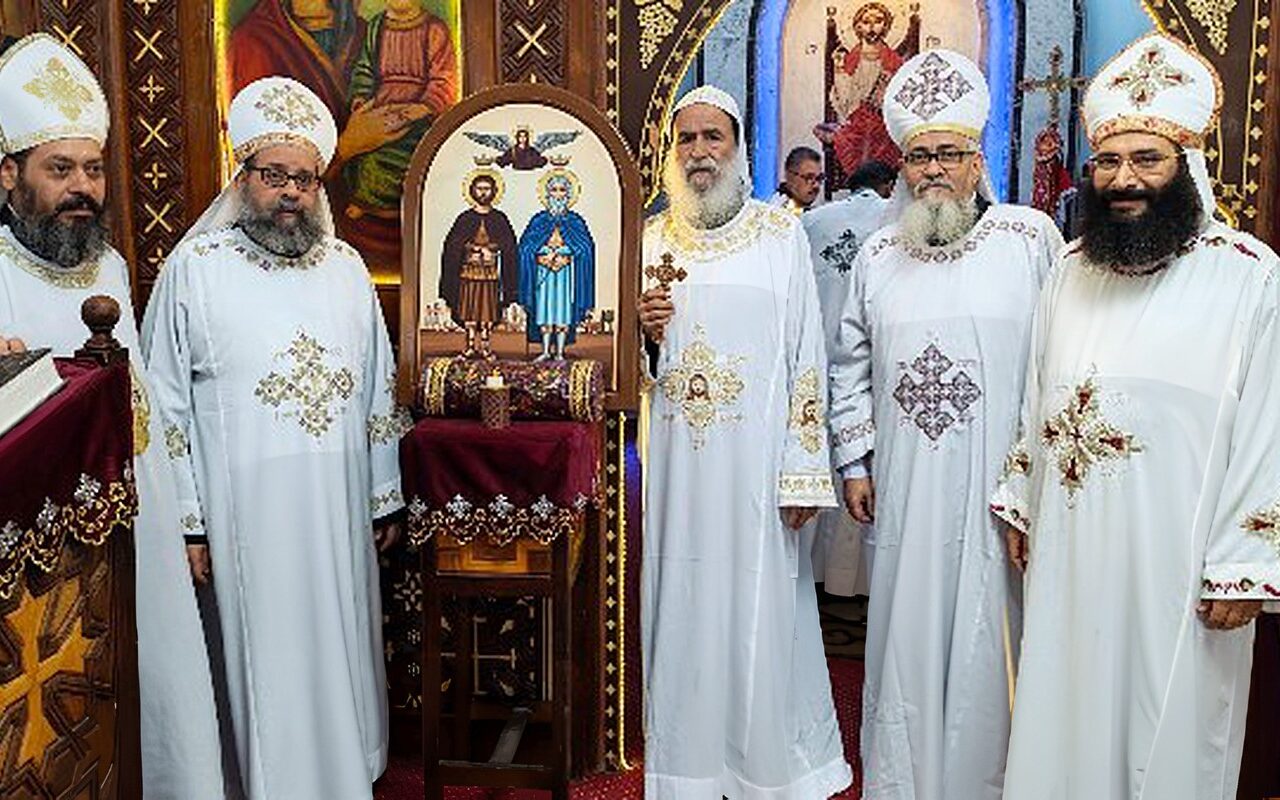 الأنبا بيمن يترأس قداس عيد استشهاد القديسين أورسوس وبقطر بـ نقادة