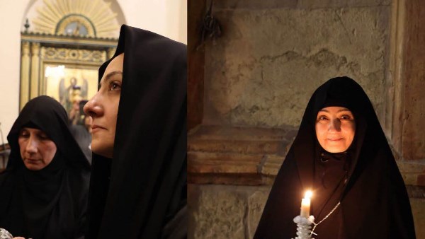 سيامة راهبة جديدة بدير مارجرجس بالقدس بحضور الأنبا أنطونيوس والأنبا ثيؤدوسيوس