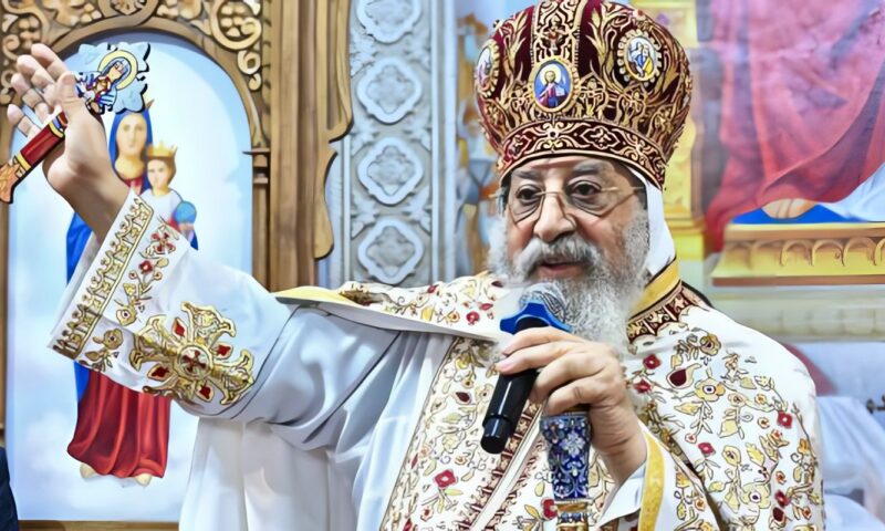 من عزبة خيرالله.. البابا تواضروس يدشن كنيسة أبوسيفين ويدعو لتجديد تبعية المسيح