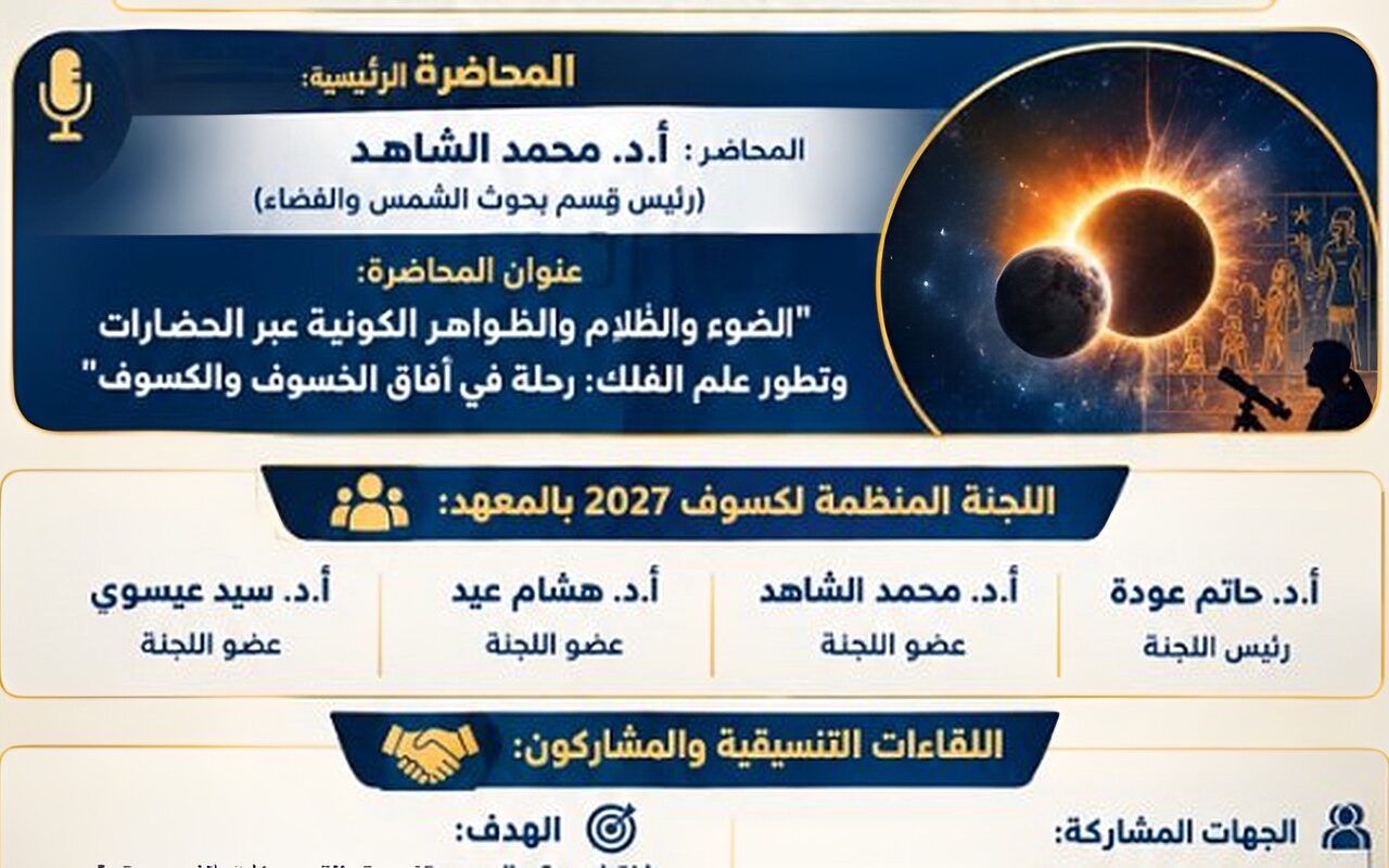 حدث عالمي بالأقصر.. البحوث الفلكي تستعد لاستقبال أطول كسوف كلي للشمس