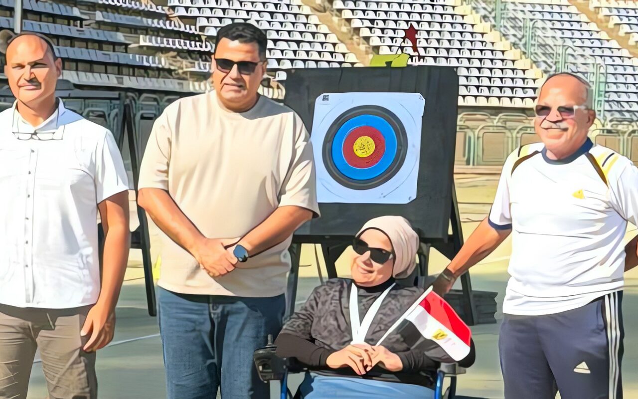 عضو هيئة تدريس بجامعة المنصورة تفوز ببطولة أكتوبر للرماية