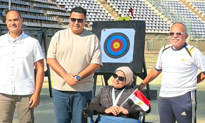 عضو هيئة تدريس بجامعة المنصورة تفوز ببطولة أكتوبر للرماية