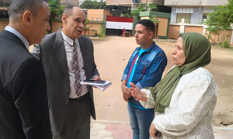 وكيل تعليم القليوبية يتفقد مدارس قها ويشدد على انتظام الحضور والانضباط المدرسي