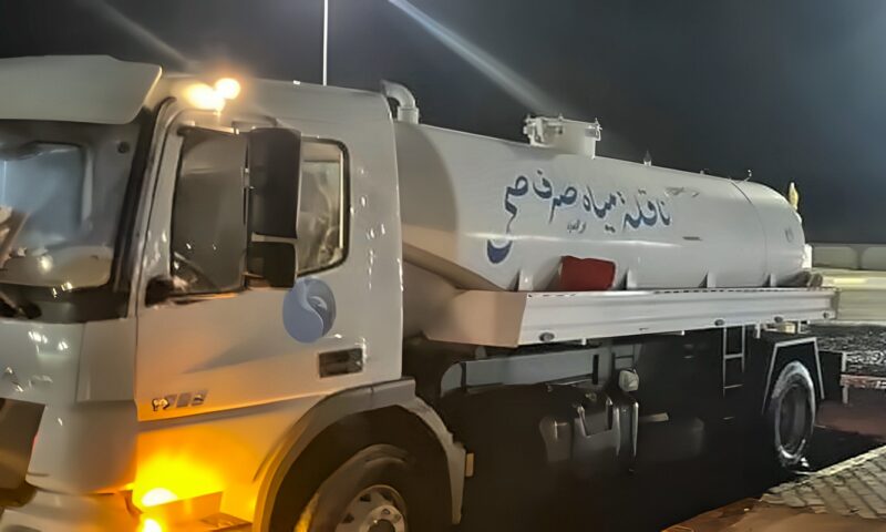 تحرك فوري من شركة مياه البحر الأحمر لسحب تجمعات مياه الأمطار بالغردقة
