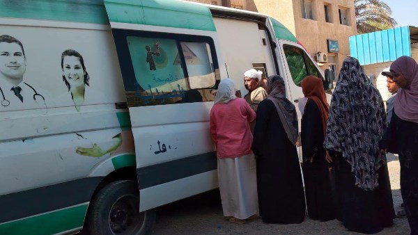 146 حالة استفادت من قافلة طبية بوحدة المستعمرة الصحية في القصير
