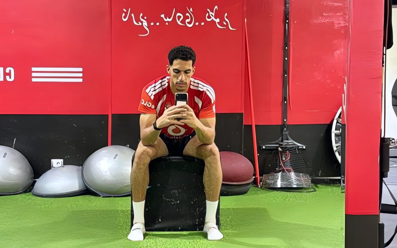 من مران الأهلي.. مصطفى شوبير في أحدث ظهور عقب زفافه