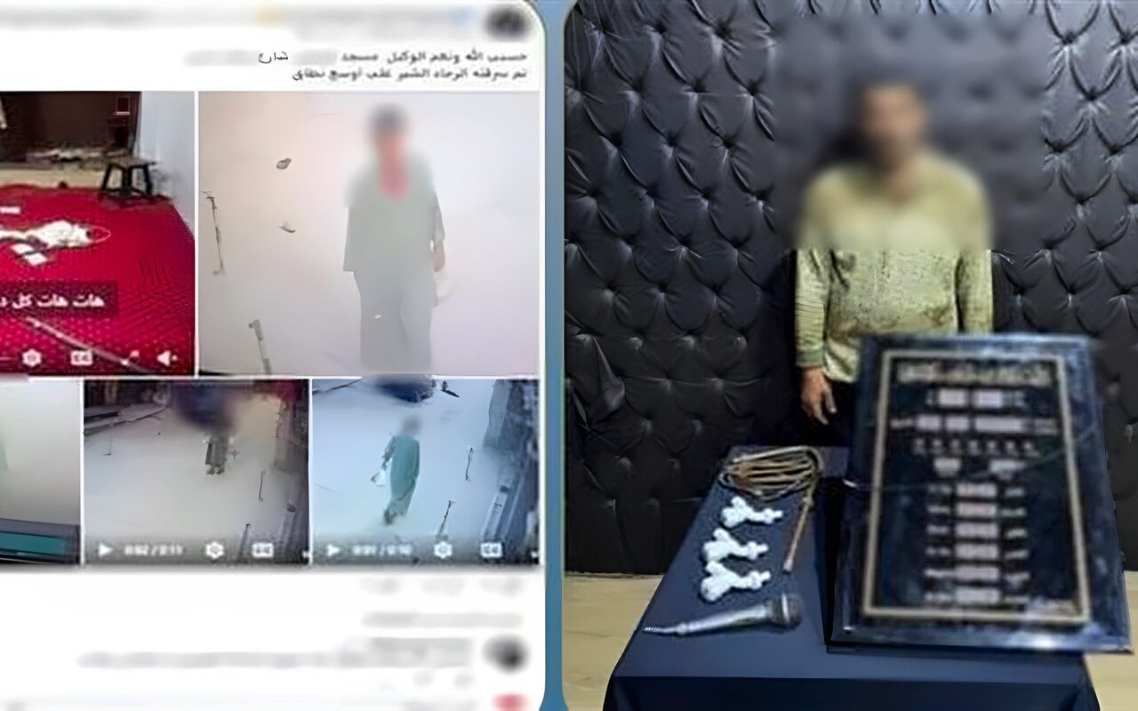 سرقة بيت الله، سقوط لص سرق محتويات مسجد في دار السلام