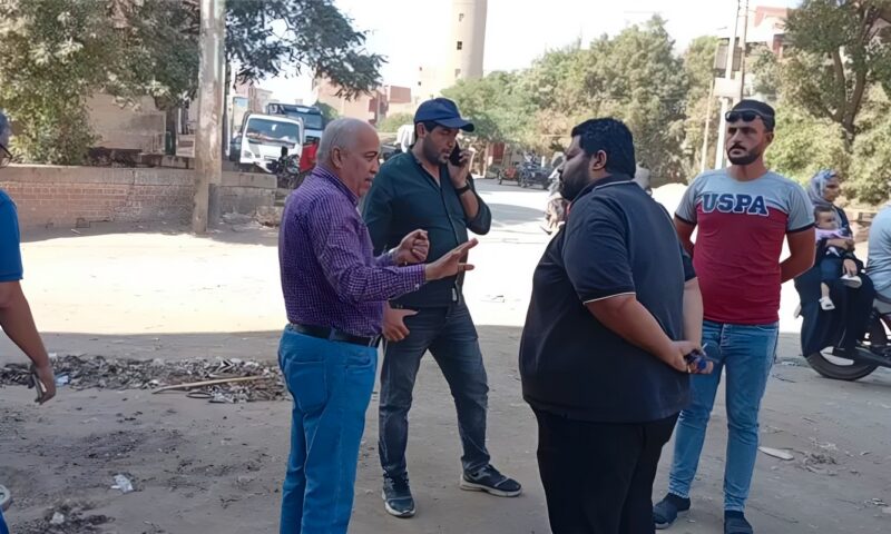 متابعات ميدانية بطريق “طوخ– شبين القناطر” لإنهاء أعمال البنية التحتية تمهيدا للرصف