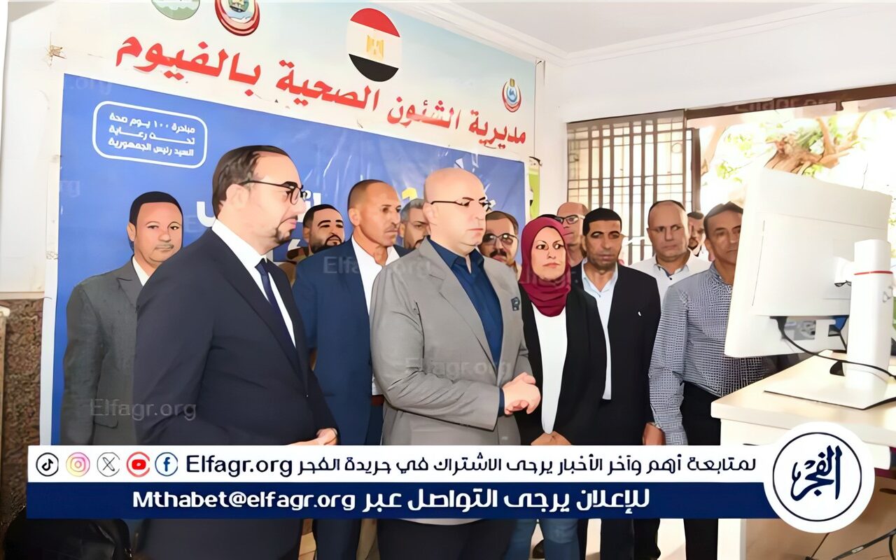 محافظ الفيوم يدشّن حملة تطعيم 891 ألف طفل ضد الحصبة