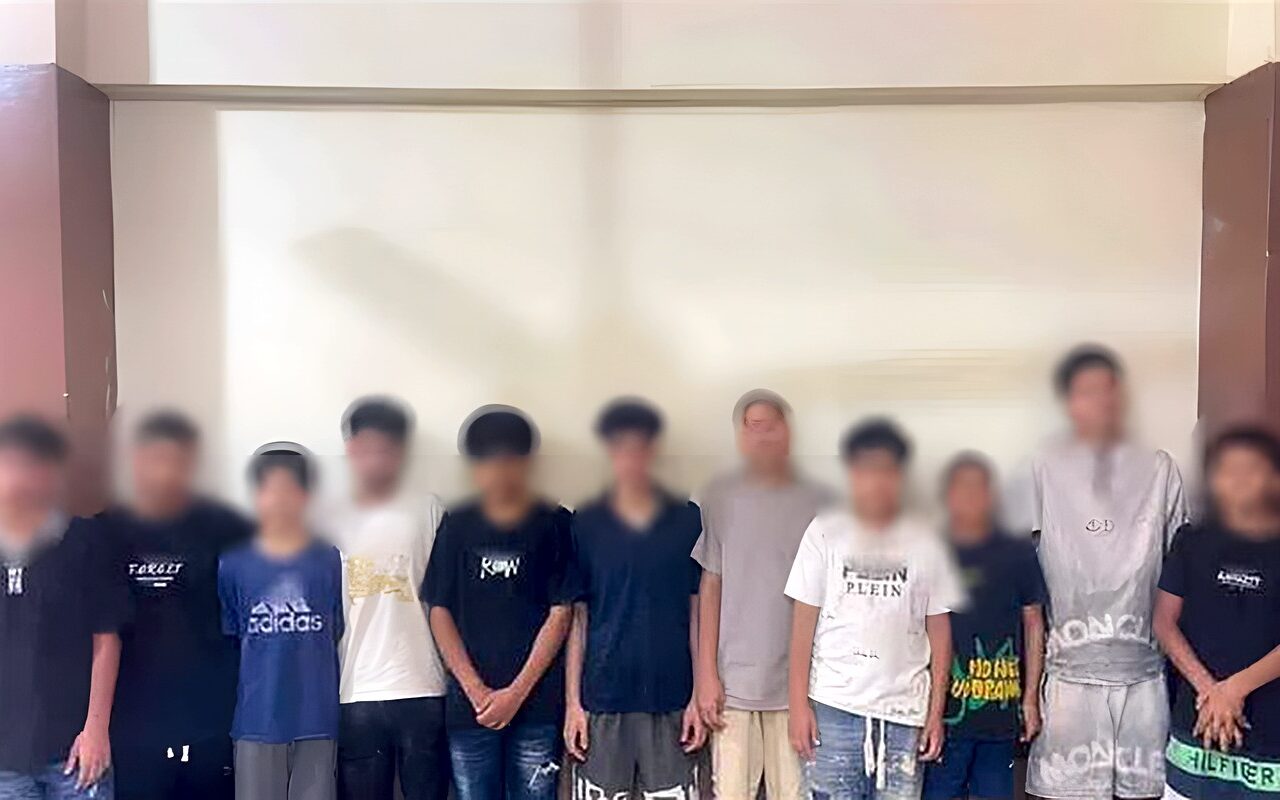 مشاجرة بالحجارة بين 11 طالبًا في المحلة والأمن يضبط طرفي الواقعة