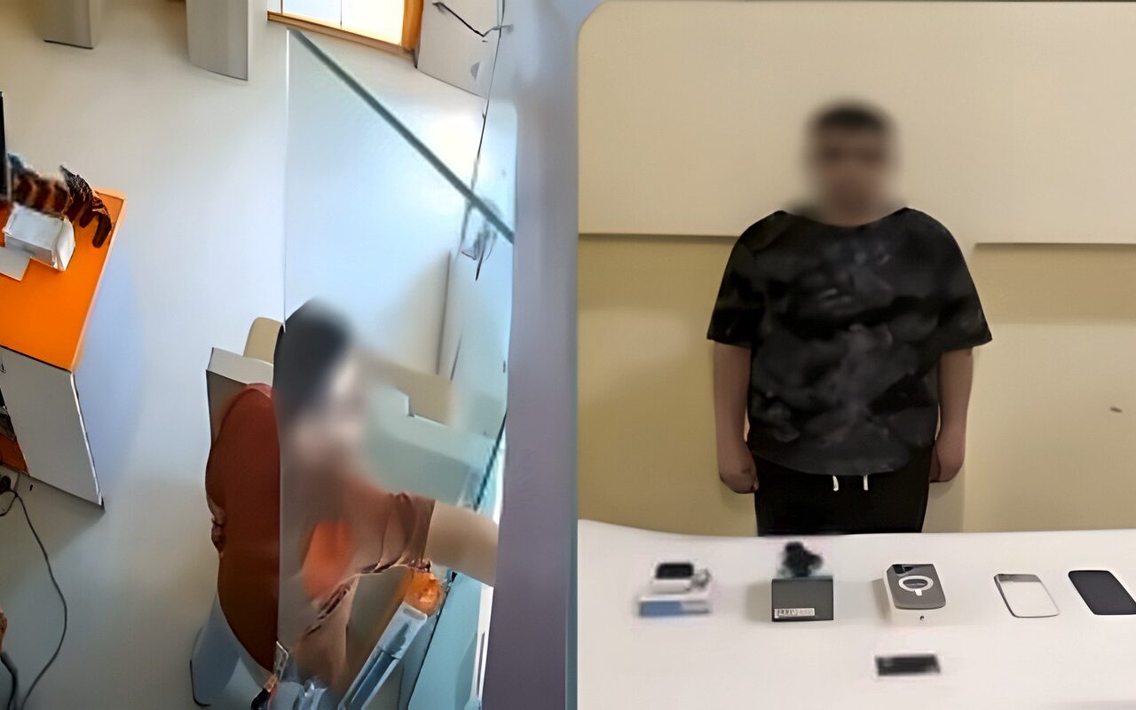 حبس صاحب فيديو سرقة هواتف وسماعات أذن من محل بأكتوبر