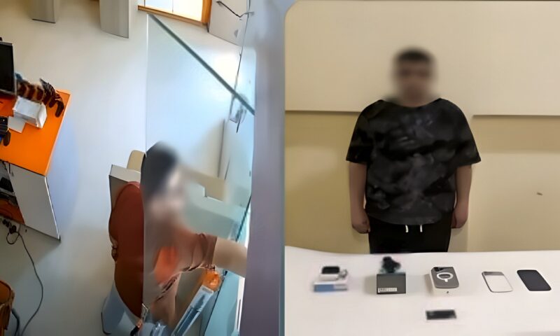 حبس صاحب فيديو سرقة هواتف وسماعات أذن من محل بأكتوبر