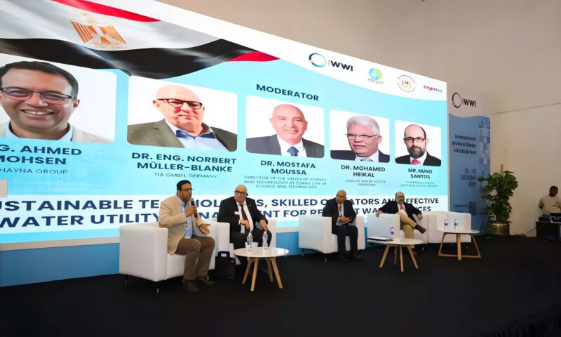 خبراء وممثلو شركات دولية يستعرضون دور التكنولوجيا الحديثة في رفع كفاءة التشغيل وتحسين استدامة خدمات المياه