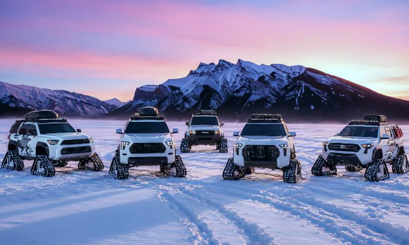 تويوتا تحول تاكوما و4Runner إلى مركبات مجنزرة لا تخشى الثلوج