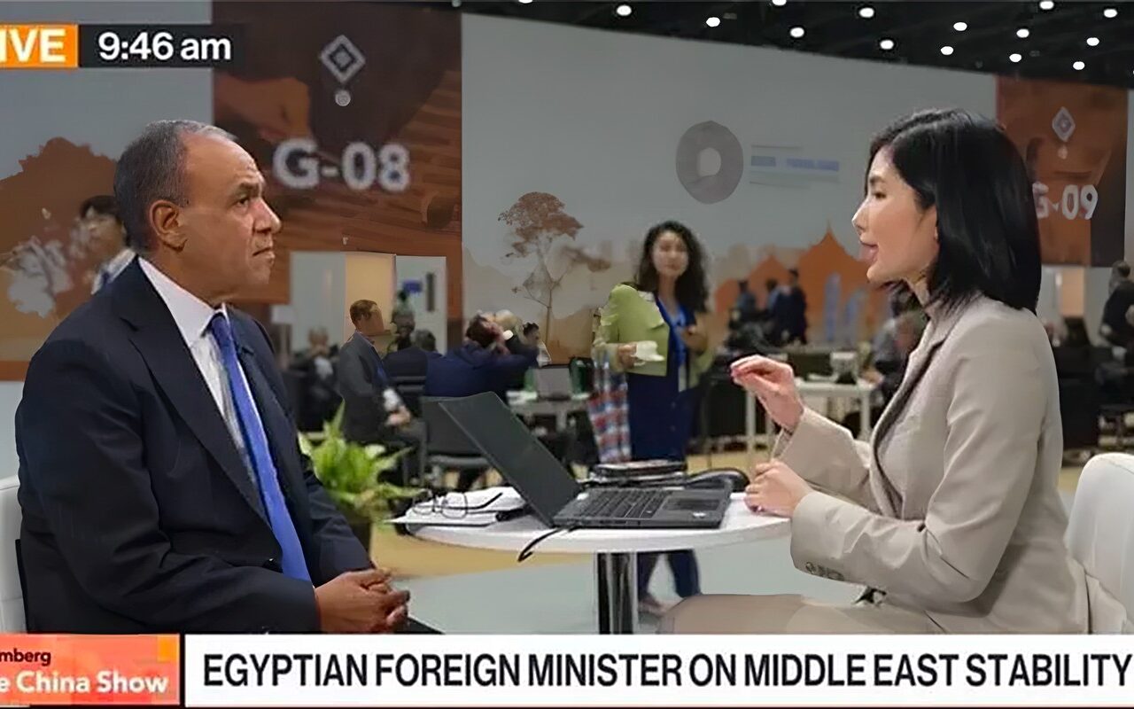 وزير الخارجية يُجرى لقاءً إعلاميًا مع “بلومبرج” حول العلاقات المصرية الآسيوية