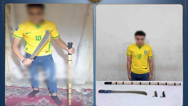 ضبط طالب بالبحيرة بحوزته أسلحة بيضاء عليها عبارات خادشة للحياء ونشر فيديو لاستعراض وجذب المشاهدات