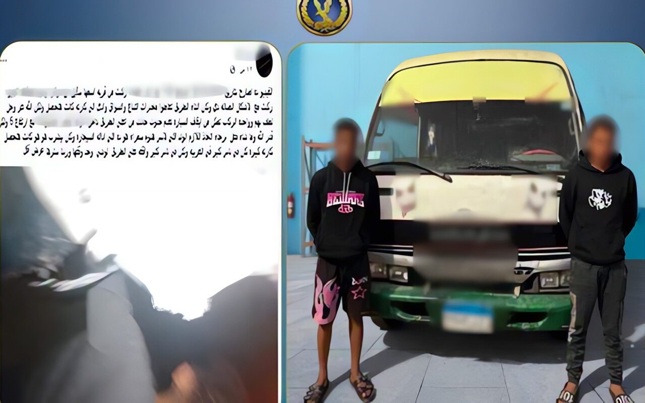 ضبط سائق مينى باص ومرافقه تعاطيا المواد المخدرة أثناء السير بشوارع أوسيم فى الجيزة