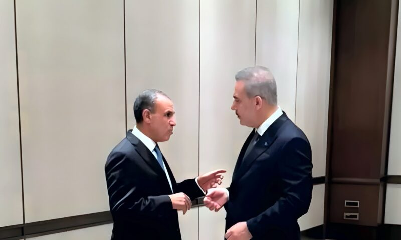 وزير الخارجية يناقش مع نظيره التركي العلاقات الثنائية والتطورات في المنطقة