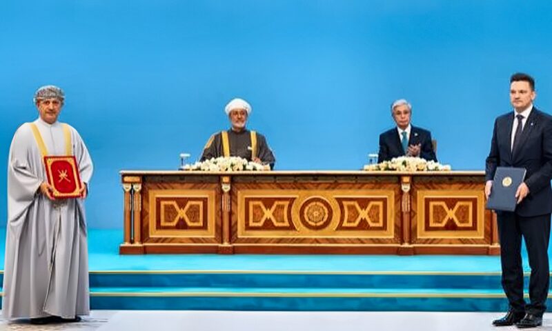 سلطنة عمان وكازاخستان توقعان عددا من مذكرات التفاهم واتفاقيات التعاون