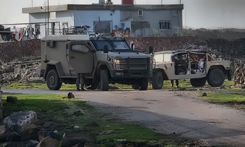 سوريا: قوة للاحتلال الإسرائيلي تتوغل في وادي عابدين بريف درعا الغربي
